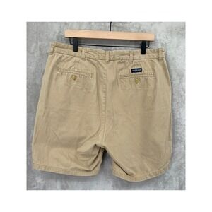 Southern Marsh Shorts Mens 36 Tan Khaki Solid Cotton Chino Casual Preppy